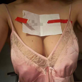 能三通的E奶美少妇